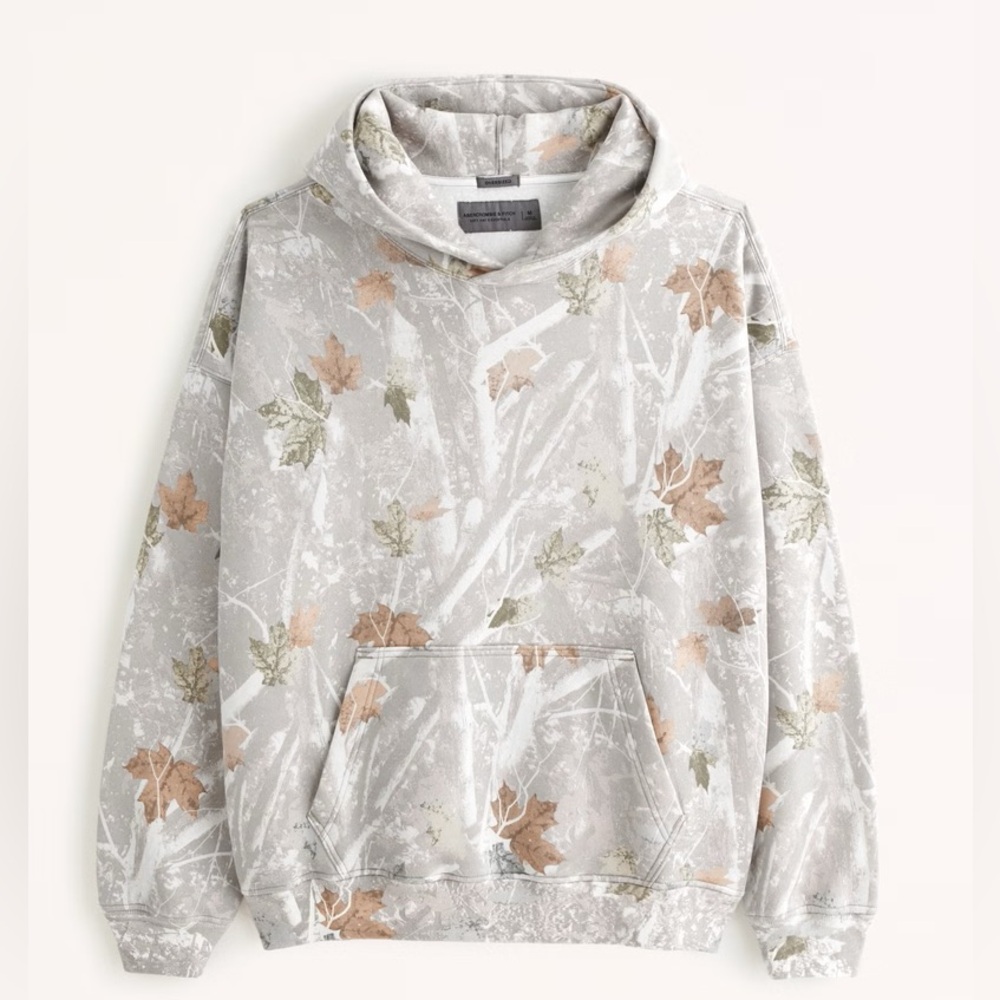 Abercrombie Oversized Camo Hoodie